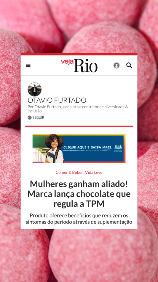 Reportagem VEJA RIO! Chocolate para TPM