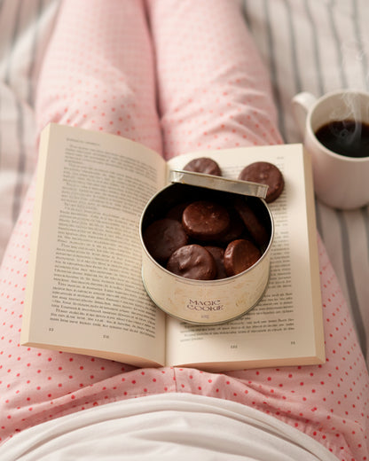 MAGIC COOKIE — Biscoito coberto de chocolate (160g)