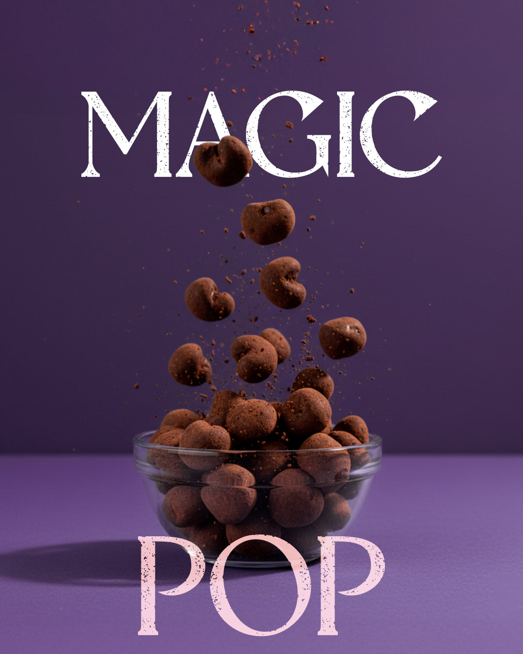 MAGIC POP — Pipoca caramelizada coberta de chocolate (150g)