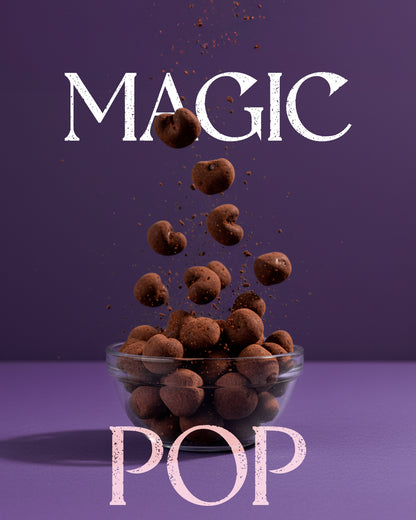 MAGIC POP — Pipoca caramelizada coberta de chocolate (150g)