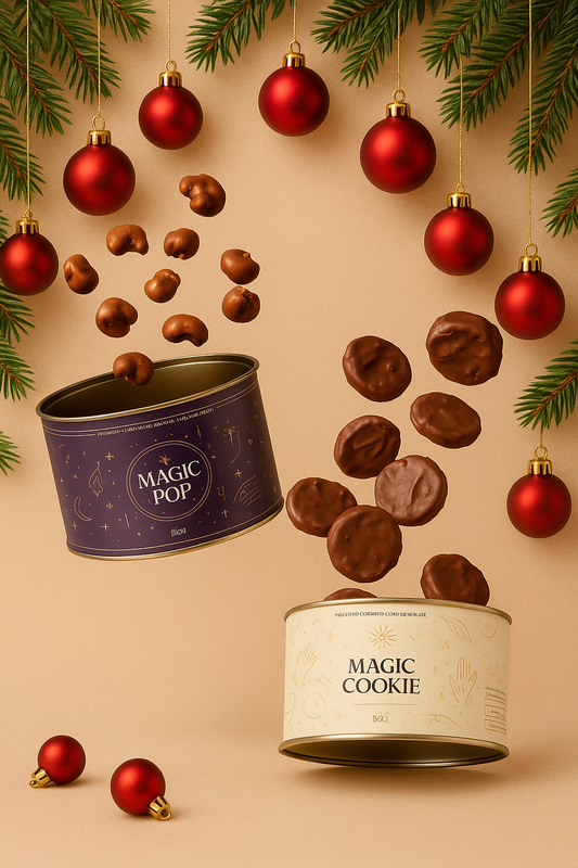 KIT MAGIC SWEETS – Pipoca + Cookies (Edição Natal)