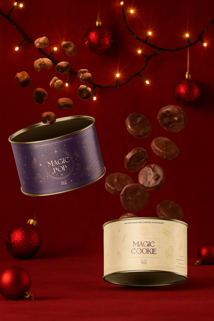 KIT MAGIC SWEETS – Pipoca + Cookies (Edição Natal)
