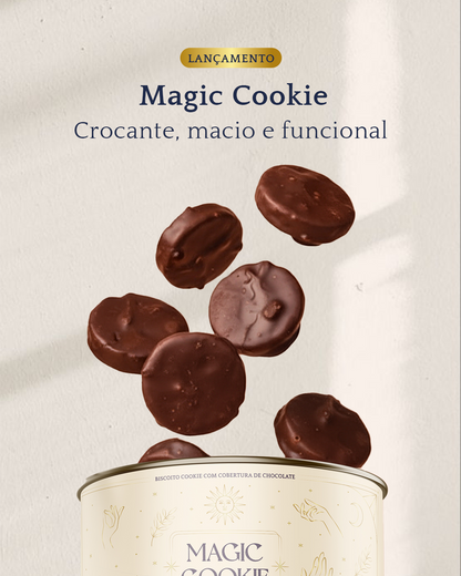 MAGIC COOKIE — Biscoito coberto de chocolate (160g)