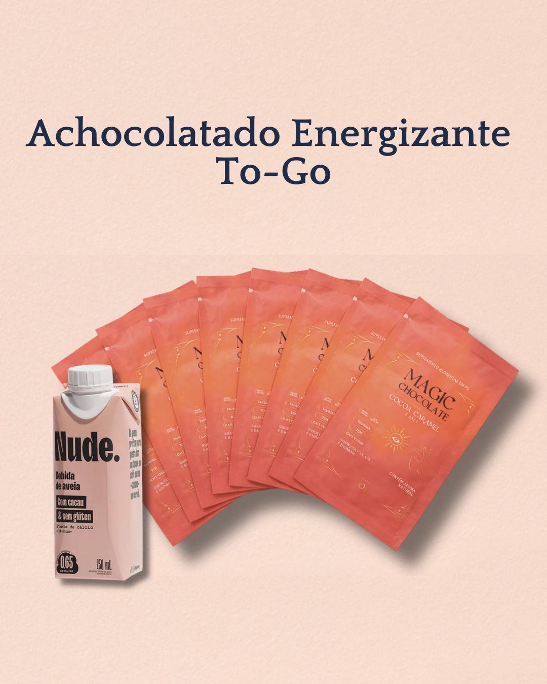 Achocolatado Energizante To Go - 12 sachês