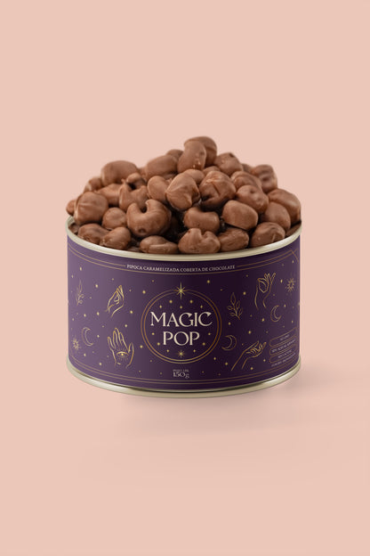 MAGIC POP — Pipoca caramelizada coberta de chocolate (150g)