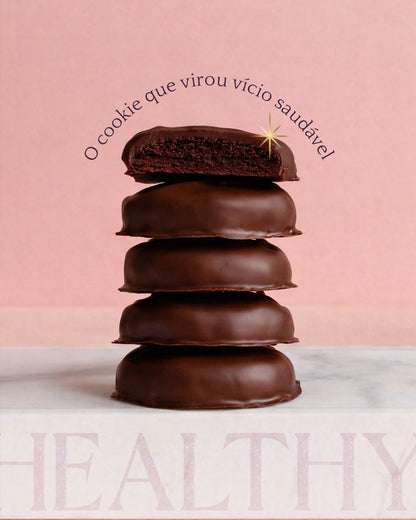 MAGIC COOKIE — Biscoito coberto de chocolate (160g)